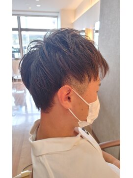 ヘアメイク クラール(Hair Make Klar) メンズ　ツーブロックハイライト