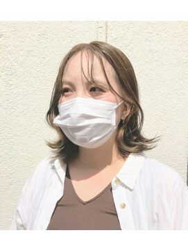 のあともあ ハイライト＋インナーカラー