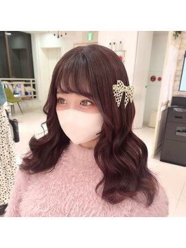 フォルテ 表参道店(FORTE) ゆるふわモテヘア ピンクブラウン