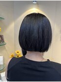 ボブ×ブルーブラック