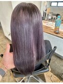 パープルカラーラベンダーカラーケアブリーチ