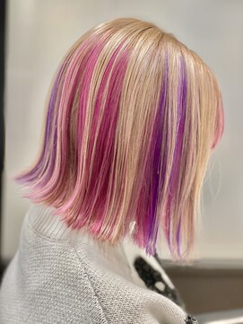 エイト 北千住店(EIGHT) 外ハネボブ×カラーバター