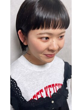 エイル 梅田(Eir) 【ショート】【ワイドバング】【ブルーブラック】【カジュアル】