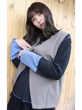 ブゾン(buZon) 【buZon ブゾン】ゆるっとウェーブ×シフォンベージュ