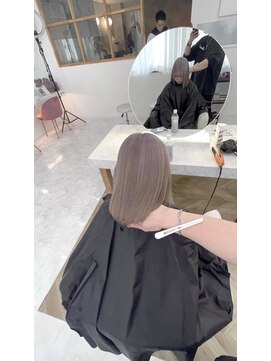 リアン 上尾店(Rien) ホワイトグレージュ/カラー/韓国カラー/垢抜け/デザインカラー/