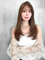 ロンド ジュルード 名古屋(Lond jeloud)&nbsp;垢抜け大人レイヤー　シースルーバング