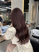 ラピス 大阪心斎橋店(Lapis)&nbsp;「REIYA」秋トレンドカラーボルドー×染めれるエクステ