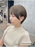 マッシュショート/大人ショート/アッシュグレー