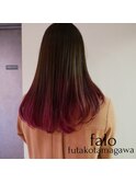 グラデーションカラー　チェリーピンク【falo二子玉川】