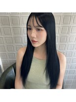 ボアップ 新居浜店(boappu) #透明感カラー#ブルーブラック#艶髪