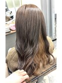 ベージュインナーカラー