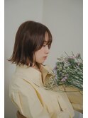 透明感と柔らか外ハネボブ○