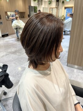 イメージア 町田店(IMAGE A) ミディアムレイヤーブラウン＠30代40代50代60代