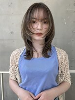 アクアオモテサンドウ(ACQUA omotesando) △韓国風ウルフカットレイヤーカットハッシュカットロングヘア