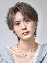 オーシャントーキョーオーバー 渋谷(OCEAN TOKYO OVER) コンマバング韓国ツーブロックニュアンスパーマセンターパート