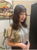 ルーズパーマでドライスタイリング！