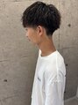 イロ プラス 南田宮店(iro+)&nbsp;今流行りのメンズスタイルです!メンズパーマ/メンズカット/眉毛