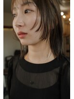 イルフレール(ill frere)&nbsp;顔まわりレイヤー　グレージュ　前髪カット　中津　梅田　豊崎