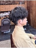 【山本智文】メンズマッシュシャドウパーマ