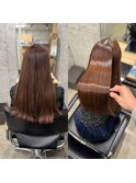 #髪質改善#縮毛矯正#美髪矯正#レイヤーカット#白髪ぼかし