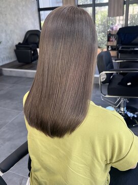 メグリ 三軒茶屋(MEGRI) ミルクティーベージュ/髪質改善トリートメント/オージュア