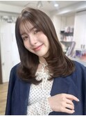 ワンカールで決まる艶髪レイヤー/髪質改善