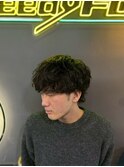 波巻き/マッシュパーマ/ウルフ/ハイライト<理容室>三軒茶屋