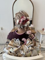ヘアデザインロアール アリオ倉敷店(Hair Design Loire)&nbsp;ヘアセット　編みおろし