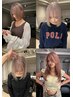 【中村限定】初ブリーチで失敗したくない方へ◎ケアブリーチ+透明感カラー+TR