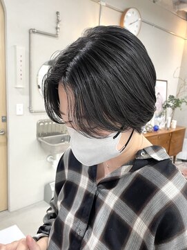 ヘアー アイス カンナ(HAIR ICI Canna) お手入れ簡単/大人女子におすすめ/ミニボブ/束感カット