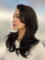 ロック(rock)&nbsp;カット+ケアカラー[レイヤー/レイヤーカット/顔まわり]
