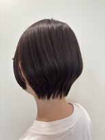 ロッカ(ROCCA) 大人可愛い丸みショートボブ×艶カラー