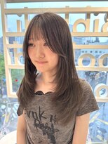 ビビディ バビディ ブー 河原町三条店(Bibbidi.bobbidi.boo) *レイヤーカットチョコレートブラウンブリーチなしダブルカラー