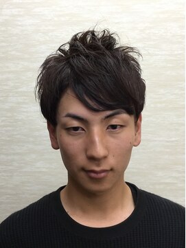 ヘアー サロン アサヒ(HAIR SALON ASAHI) スッキリツーブロックに束感パーマをオン!!