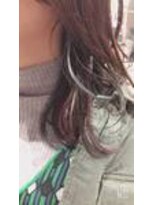 アフ(ahu)&nbsp;毛先カラー