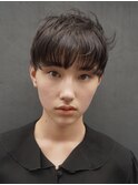 ブラントだけど柔らかマッシュショート