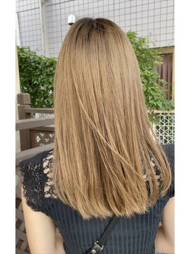 アヴァンス 北花田店(AVANCE) 【#シルキーベージュ】×ダブルカラー×ケアブリーチ