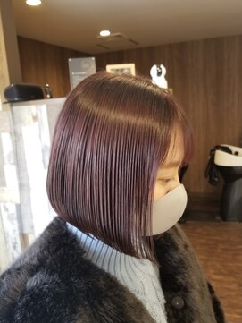 ファヴォリヘアー(favori hair) ピンク/バイオレット/ボブstyle