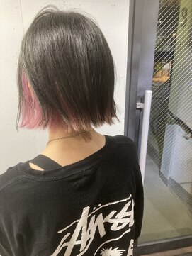 ロク 高田馬場(lok) インナーベビーピンク【高田馬場 美容室 lok】
