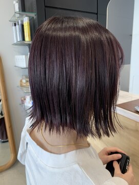アテナ 六本松店(ATENA) 外ハネボブ ラベンダー ボブ