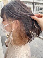 ビランチェ 池袋(bilancia)&nbsp;インナーカラー／切りっぱなしボブ【池袋／池袋東口】