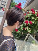 丸みショートボブ