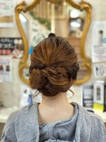 美容室 ティンカーベル&nbsp;シニヨンヘア