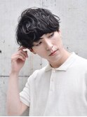 ニュアンスパーマ/メンズマッシュ/スパイラルパーマ/薩摩川内