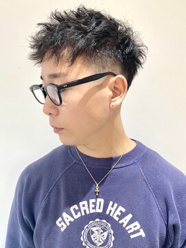 フォーク FOLK 【FOLK】 似合わせカットとツイストスパイラル☆メンズショート