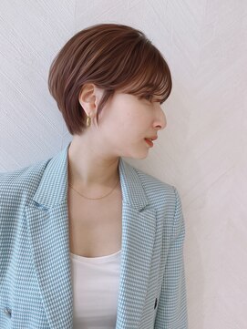 ロンド ストラーダ 心斎橋(Lond strada) ショート×ハイライト白髪ぼかし×シルキーベージュ[心斎橋]