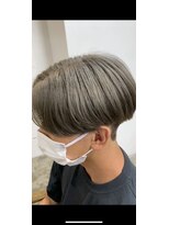 エルオム(EL.HOMME)&nbsp;【KAITO】センターパートブリーチカラー