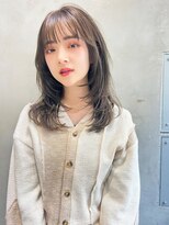 アルテ(ARTE)&nbsp;【ARTE表参道/青山】モテ髪ミディアム×ブリーチなし透明感