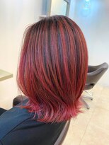 ヘアーサロン イルア 北越谷(hair salon I'LUNA)&nbsp;レッドバレイヤージュ