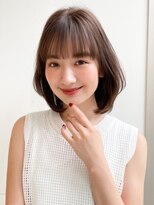 アグノス 青山(Agnos) 結べるボブ前髪くびれヘアレイヤーカットこなれミディ艶感